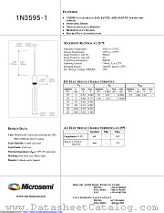 ESA1N3595-1 datasheet pdf Microsemi
