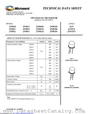 JAN2N5011S datasheet pdf Microsemi