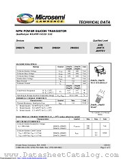 JANS2N6676 datasheet pdf Microsemi