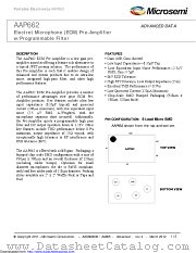 AAP662 datasheet pdf Microsemi