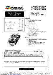 APT2X21DC120J datasheet pdf Microsemi