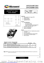APT2X61DC120J datasheet pdf Microsemi