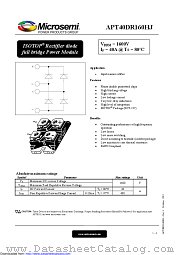 APT40DR160HJ datasheet pdf Microsemi