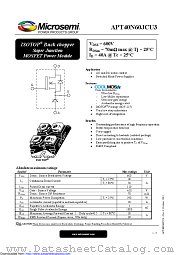 APT40N60JCU3 datasheet pdf Microsemi