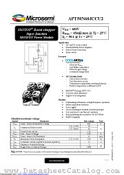 APT50N60JCCU2 datasheet pdf Microsemi