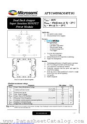 APTC60DSKM45T1G datasheet pdf Microsemi