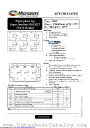 APTC80TA15PG datasheet pdf Microsemi