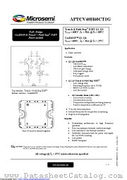 APTCV40H60CT1G datasheet pdf Microsemi