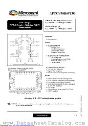 APTCV50H60T3G datasheet pdf Microsemi