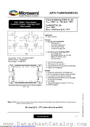 APTCV60HM45BT3G datasheet pdf Microsemi