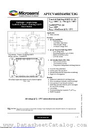 APTCV60HM45RCT3G datasheet pdf Microsemi