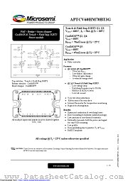 APTCV60HM70BT3G datasheet pdf Microsemi
