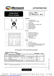 APTDF500U20G datasheet pdf Microsemi