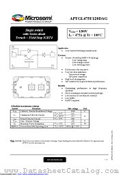 APTGL475U120DAG datasheet pdf Microsemi