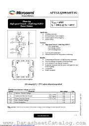APTGLQ100A65T1G datasheet pdf Microsemi