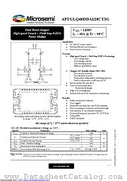 APTGLQ40DDA120CT3G datasheet pdf Microsemi