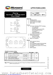 APTGT200A120G datasheet pdf Microsemi