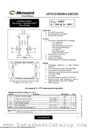 APTGT50DDA120T3G datasheet pdf Microsemi