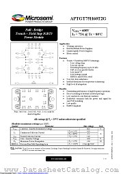 APTGT75H60T2G datasheet pdf Microsemi