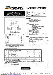 APTM10DDAM09T3G datasheet pdf Microsemi