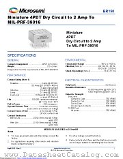 BR150-50XX-6V datasheet pdf Microsemi