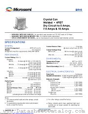 BR15X-8XX-6V datasheet pdf Microsemi