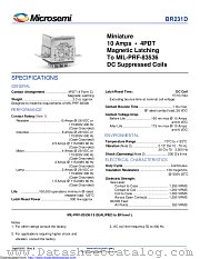 BR231D-450A2-28V-008L datasheet pdf Microsemi