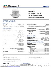 BR235D-290XX-28V datasheet pdf Microsemi