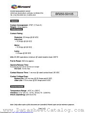 BR250-20XX-6V datasheet pdf Microsemi