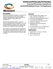 PD70210ILD/PD70210AILD datasheet pdf Microsemi