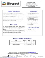 GC41873-012S datasheet pdf Microsemi