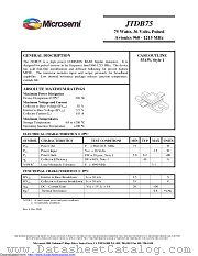 JTDB75 datasheet pdf Microsemi