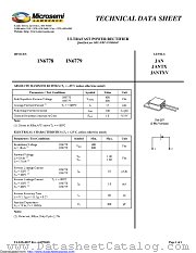 1N6778 datasheet pdf Microsemi