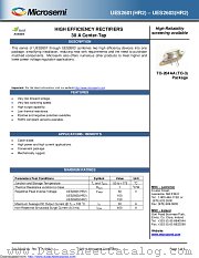 UES2603R datasheet pdf Microsemi