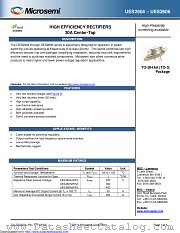 UES2606R datasheet pdf Microsemi