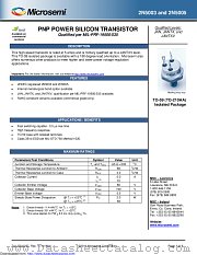 2N5005E3 datasheet pdf Microsemi