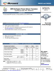 2N6353E3 datasheet pdf Microsemi