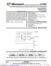 LX13097 datasheet pdf Microsemi