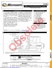 LX3301A datasheet pdf Microsemi