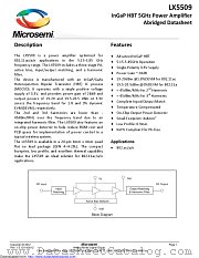 LX5509LQ datasheet pdf Microsemi