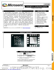 LX5510BLQ datasheet pdf Microsemi