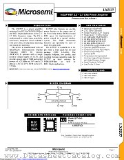 LX5537LQ datasheet pdf Microsemi