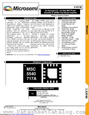 LX5540LL datasheet pdf Microsemi
