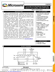 LX5552LQ datasheet pdf Microsemi