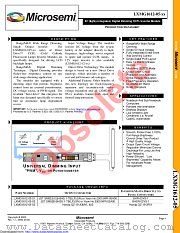 LXMG1612-05-01 datasheet pdf Microsemi