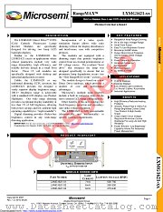 LXMG1621-01 datasheet pdf Microsemi