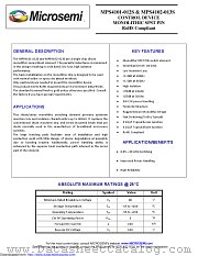 MPS4102-013S datasheet pdf Microsemi