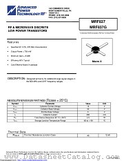 MRF837 datasheet pdf Microsemi