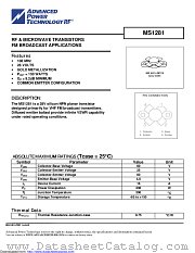 MS1281 datasheet pdf Microsemi