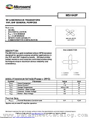 MS1642P datasheet pdf Microsemi